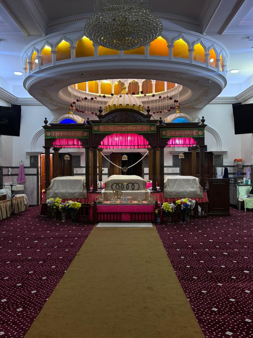 Gurdwara Sahib Melaka interior architecture